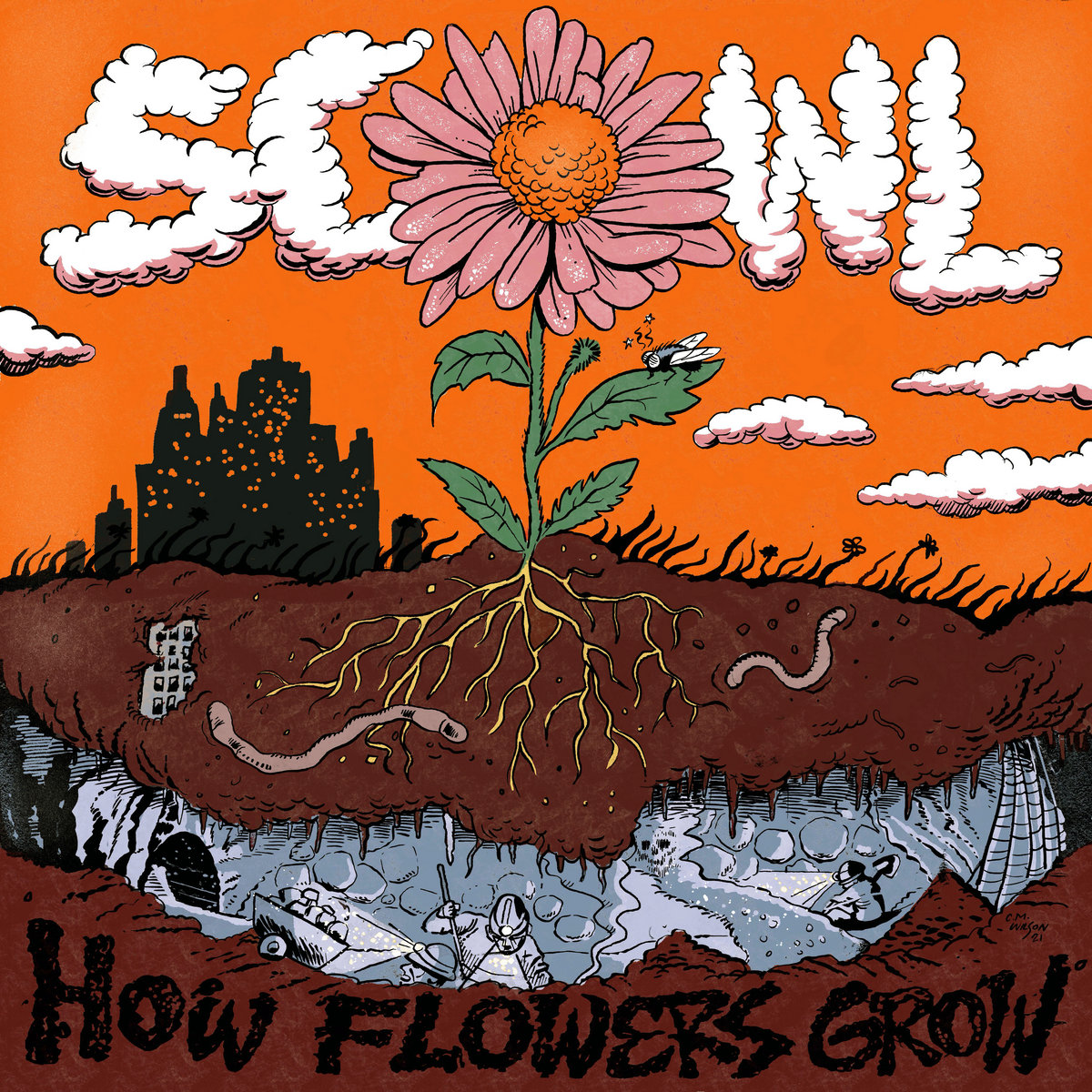Scowl, How Flowers Grow album artwork