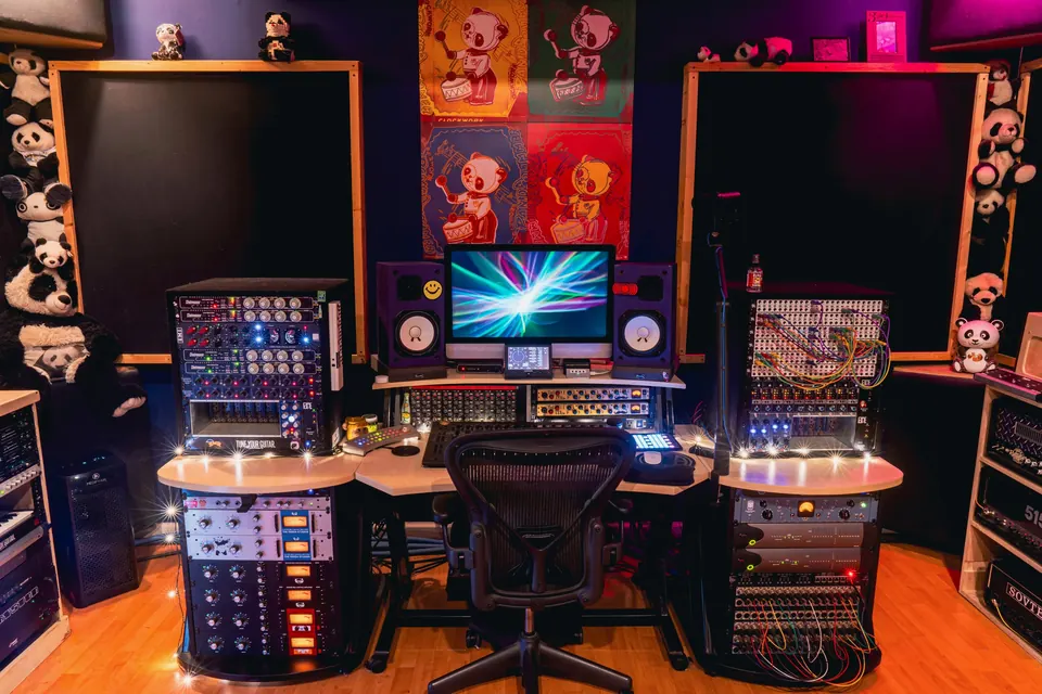 The Panda West control room